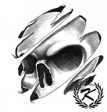 Skull Ripping Skin By Premium K On Deviantart Skull Art Drawing Skulls Drawing Evil Skull Tattoo