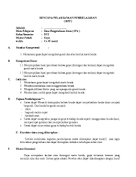 Silabus sbdp sd versi 120216. Doc Contoh Rpp Ipa Kelas 4 Semester 2 Docx Intan Nagita R Academia Edu
