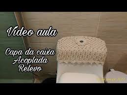 Capa De Crochê Para Caixa Acoplada De Banheiro Jogo De Banheiro Relevo Capa Da Caixa Acoplada Youtube Bathroom Rug Sets Crochet Rug Sets