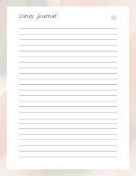 Free Printable Journal Pages For Adults