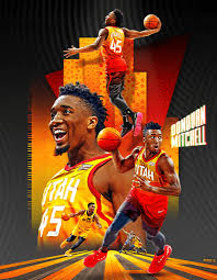 Donovan Mitchell Poster On Behance In 2020 Nba Pictures Donovan Mitchell Donovan