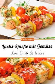 Lachs Spiesse Mit Gemuse In 2020 Rezepte Gesunde Rezepte Essensrezepte