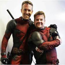 Ryan Reynolds And James Corden Ryan Reynolds Deadpool Ryan Reynolds Superhero