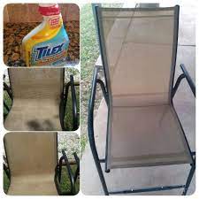 Scrub Free Way To Clean Your Moldy Patio Furniture Just Spray With Tilex Mold And Mil Cleaning Patio Furniture Clean Outdoor Furniture Patio Furniture Layout