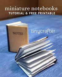 It is an easy origami tutorial and doesn't require any glue. Miniature Dollhouse Notebook Diy Tutorial Free Printable Tiny Crafter