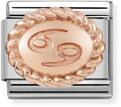 His demeanor is soft, gentle, and soothing so he can make you feel totally relaxed in his presence. Nomination Rose Gold Cancer Oval Zodiac Charm Argento Com