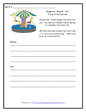 These reading worksheets will help kids practice their comprehension skills. Grade 1 Narrative Writing Worksheets