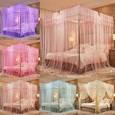Grown up princess bedroom decor. 4 Corners Post Canopy Bed Curtains For Girls Boys Or Adults Lace Mosquito Net Cute Princess Bedroom Decoration Accessories With Stainless Steel Tube Support Wish