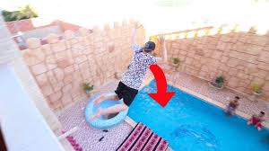 نطيت من سطح البيت على المسبح تحدي الــ20 000 ريال الحلقة 8 جزء الثاني Youtube