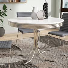 orren ellis kewei retro dining table