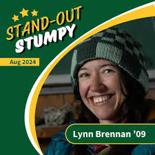 We're thrilled to introduce our August Stand-Out Stumpy, Lynn Brennan '09!  Lynn, known as Lynn Metcalf during her time at ESF, met her husband, fellow  Stumpy Kyle Brennan '05, in the Bob