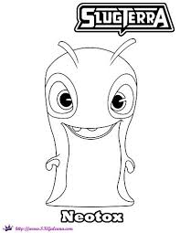 Burpy Attacling Coloring Pages Of Slugterra Coloring Pages