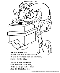 The Night Before Christmas Coloring Pages With A Sleigh Full Of Toys And Saint Nicholas Too Christmas Coloring Pages Christmas Colors Coloring Pages