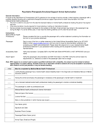 Date name of professional (therapist, physician, psychiatrist, rehabilitation counselor) address to whom it may concern: Emotional Support Animal Form Pdf Fill Out And Sign Printable Pdf Template Signnow