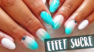 Ongles chic ongles pieds ongles violets ongles courts couleur ongles idées vernis à ongles jolis ongles art des ongles en gel beaux ongles. Ongles En Gel Bleu Turquoise Effet Sucre Strass Youtube