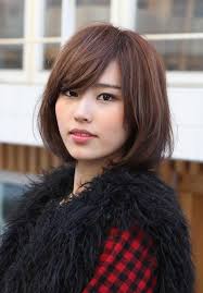 Cute Bob With Side Swept Bangs Popular Japanese Hairstyles 2013 2014 Hairstyles Weekly Short Straight Hair Hair Styles Bobbed Hairstyles With Fringe