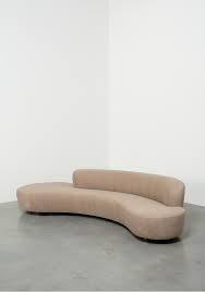 Originally created for knoll's corporate planning unit, florence knoll's sofa set was designed with premier efficiency in mind—just. Serpentine Sofa With Left Facing Pouf 150bs L Carpenters Workshop Gallery