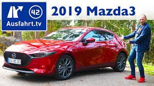 Body roll is also noticeable. 2019 Mazda3 Skyactiv G 2 0 M Hybrid Selection Ausfahrt Tv