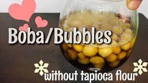 Mold them into tiny balls and coat them lightly with more flour. How To Make Tapioca Boba Bubbles Without Tapioca Flour Youtube