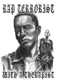 "RAP TERROR" EMINEM A3 LIMITED EDITION PRINT