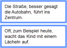(5) nachgestellte erläuterungen mit „wie (z. Kommas Setzen Hilbert Schule Fur Argumentation