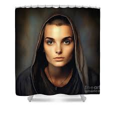 Sinead O'Connor 3 Round Beach Towel