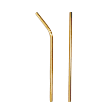 Shop gold straws & more. Reusable Drinking Straws 24k Gold Plated Elite Luxury Gold Plating