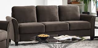 Lifestyle Solutions Watford Sofa Coffee Durable Upholstery Stylish And Comfortable Minimal Assembly Required Sofa Sectional Sofa With Recliner Furniture