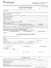 How to close a bank account after someone dies. Close Angel Broking Account Fill Out And Sign Printable Pdf Template Signnow