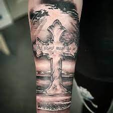 A 3d cross tattoo design on side rib of a man. 225 Best Cross Tattoo Designs With Meanings