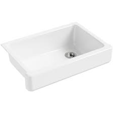 Check spelling or type a new query. K 5826 0 95 Kohler Whitehaven Self Trimming 32 1 2 L X 21 9 16 W X 9 5 8 Under Mount Single Bowl Sink With Short Apron Reviews Wayfair