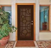 TITAN Premium Aluminum Security Door 36-in x 80-in Copper ...