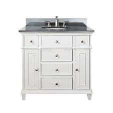 Our wide selection of bathroom vanities enables you to find exactly what you are searching for. Avanity Windsor 36 Inch White Vanity With Black Granite Top And Undermount Sink Windsor Vs36 Wt A Bellacor
