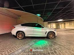 Reglage De La Bmw X6 F16 Sur Les Jantes 22 Pouces Vorsteiner Vfn 507 Pouces