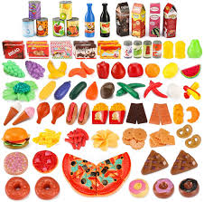 uneede play food set kids play kitchen