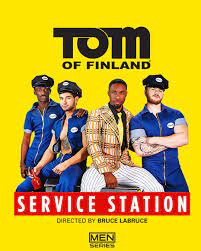 X 上的Bruce LaBruce：「Out today on t.co JP1tYiBfl9! Tom of Finland: SERVICE  STATION Starring @MatthewCampNYC @DeAngeloJxxx @RickyRoman91  @TheRiverWilson Directed by @BruceLaBruce Jan 24 