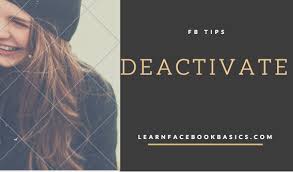 How Can I Deactivate My Facebook Account On Mobile Device Deletefacebook Deactivate Facebook How To Use Facebook Facebook Pic