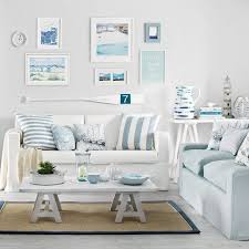 Casual Coastal Living Room Decor Ideas With A Beach Vibe From House To Home Coastal Style Living Room Beach Theme Living Room Beach Living Room