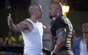 Courtesy of the universal film; Fast Five Rock Dwayne Johnson Vin Diesel Furious Actors Men Hunk Fitness Tattoo Muscle Sexy Wallpapers Hd Desktop And Mobile Backgrounds