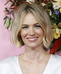 Google Image Result For Http Www3 Pictures Zimbio Com Gi January Jones Politician New York P Bob Hairstyles For Fine Hair Bob Haircut For Fine Hair Fine Hair