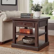 Homesullivan Espresso End Table 40578es 04 3a The Home Depot End Tables Espresso End Table Wood End Tables