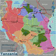 In speziellen fällen den nachweis einer gelbfieberimpfung. Map Of Tanzania Map Regions Weltkarte Com Karten Und Stadtplane Der Welt