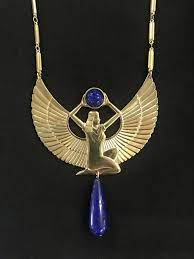 Egyptian Goddess Necklace Etsy Goddess Necklace Necklace Egyptian Goddess