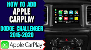 Dodge Challenger Apple Carplay 2015 2019 Dodge Challenger Uconnect 8 4 Apple Carplay Android Auto Youtube