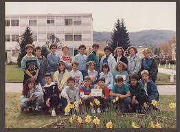 Photo de classe 4 eme 5 de 1987, Collège Jules Ferry