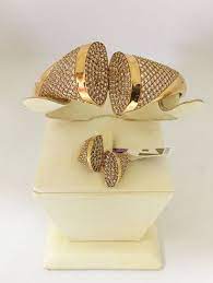 نصف طقم ذهب عيار 21 لازوردي jewelry jewelrymaking love women gold goldjewellery gold rings gold jewelry