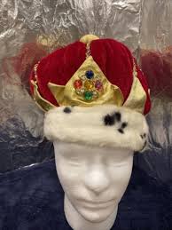 King costume fabric crown