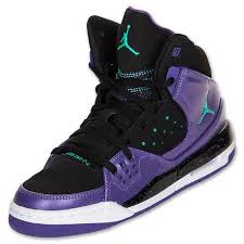 Black And Purple Nike Basketball Shoes Girls Grade School Jordan Flight Sc 1 Basketball Shoes Finishline Com Black Purple Teal Yes Please Opt Girls Basketball Shoes Girls Shoes Basketball Shoes