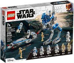 Lego Star Wars 75280 Pas Cher Les Soldats Clones De La 501eme Legion Lego Star Wars Soldats Clones Star Wars