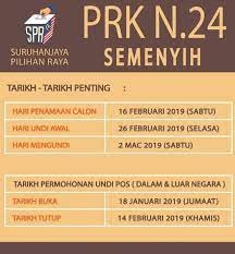 Perkara tersebut telah diumumkan oleh pengerusinya, azhar azizan harun sewaktu mengumumkan tarikh pilihan raya kecil ini di pejabat spr sebentar tadi. Berita Rtm On Twitter Pilihan Raya Kecil Prk N 24 Dun Semenyih Selangor Spr